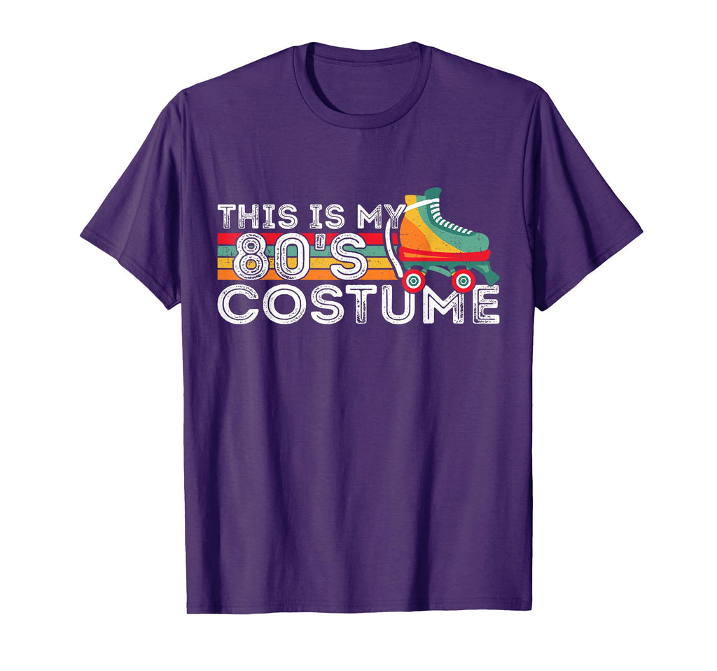 Roller Skates This Is My 80S Costume 80S T-Shirt - Unique Graphic Unisex - T-Shirt, Sweatshirt, Hoodie