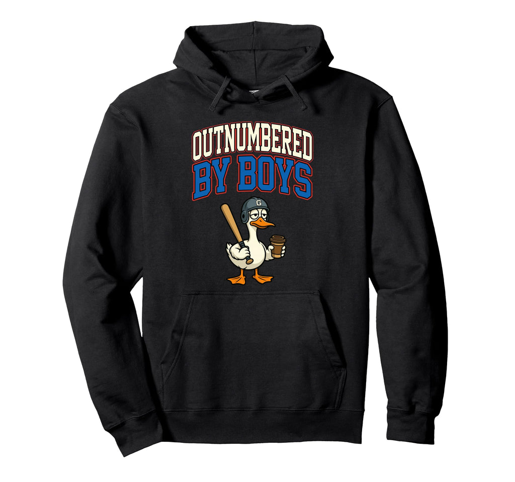 Funny Mom Goose Mothers Day Outnumbered Hoodie - Unique Graphic Men Women - T-Shirt, Sweatshirt, Hoodie