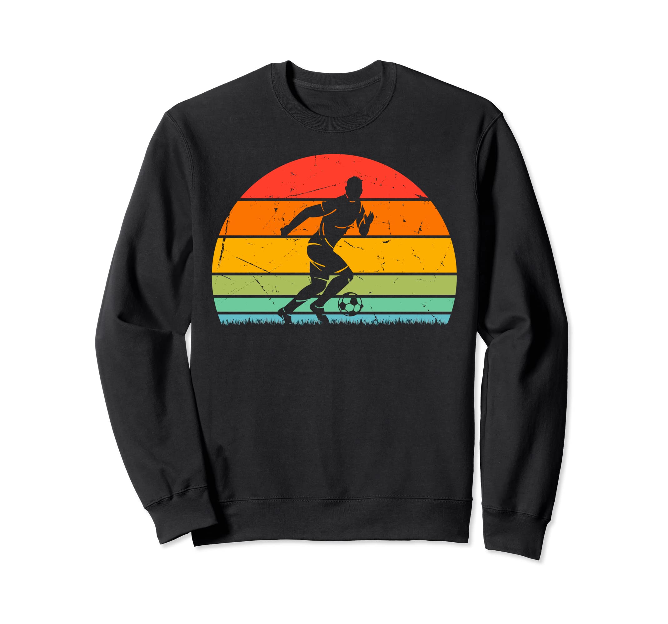 Soccer Sunset Soccer Player Sweatshirt - Casual Everyday Wear Men Women - T-Shirt, Sweatshirt, Hoodie