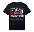 Mens Crazy Proud Ice Hockey Goalie T-Shirt - Unique Graphic for Adults - T-Shirt, Sweatshirt, Hoodie