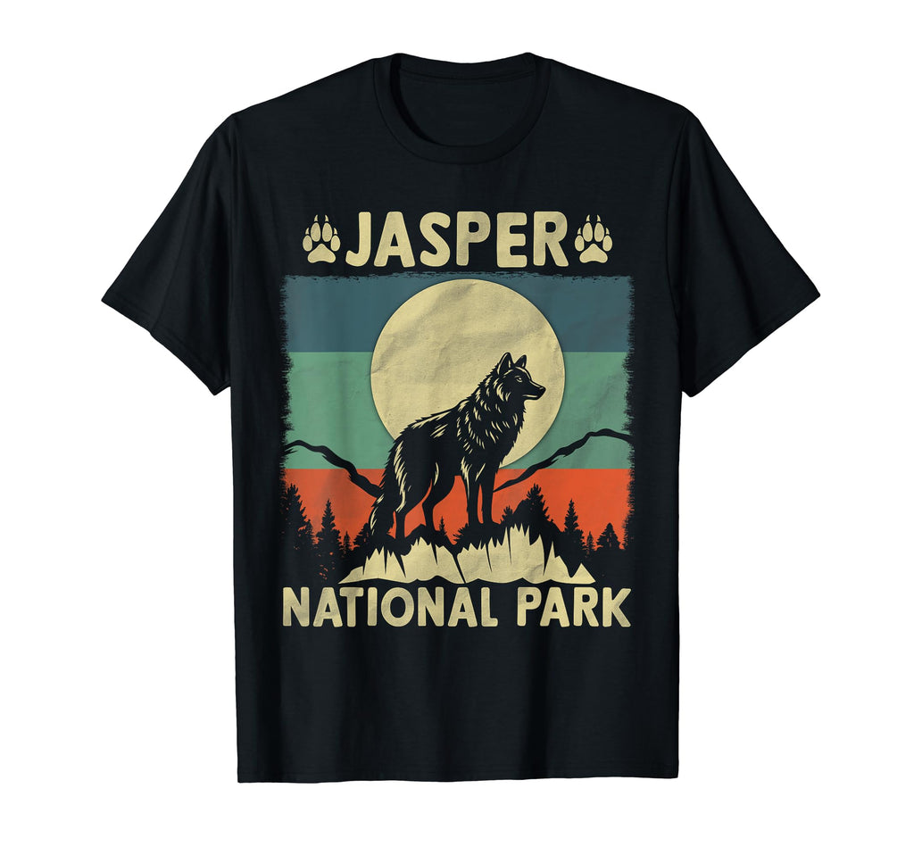 Wolf Jasper National Park T-Shirt - Unique Graphic Men Women - T-Shirt, Sweatshirt, Hoodie