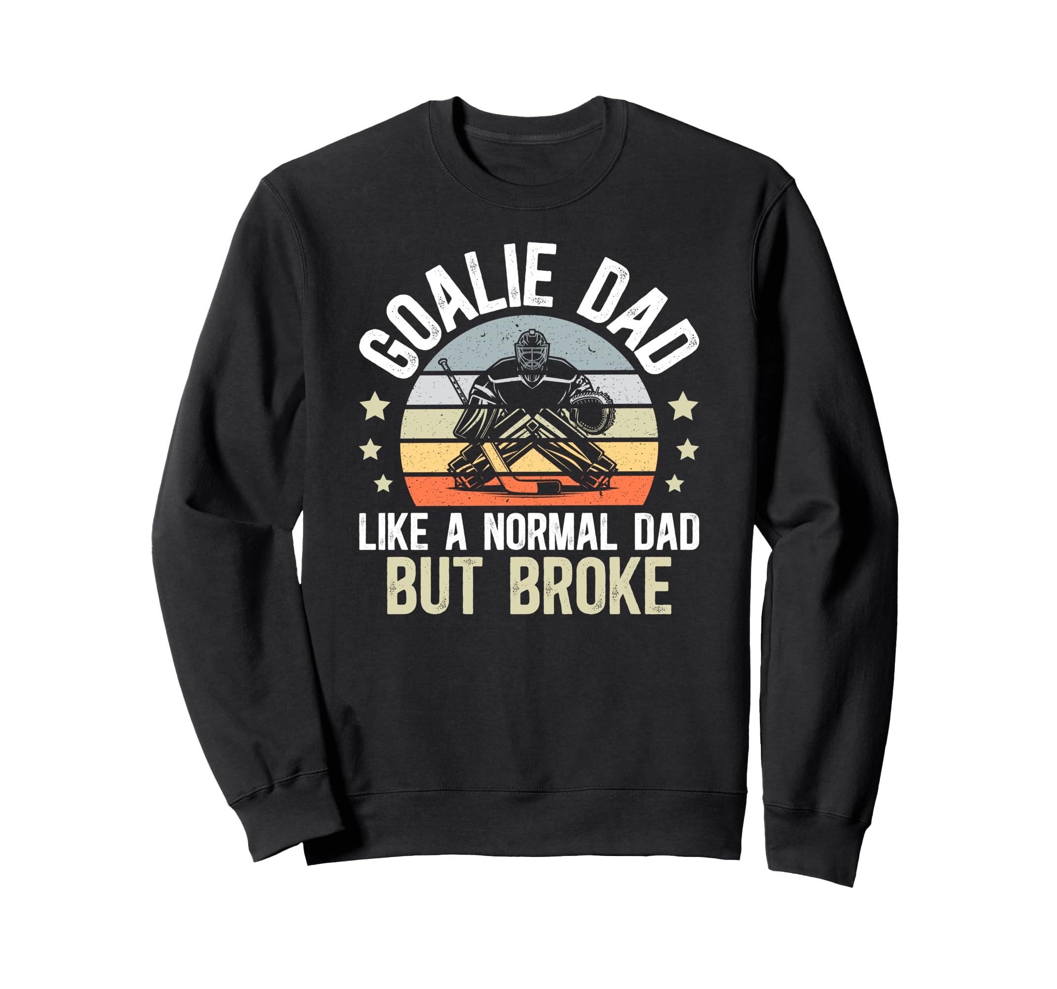 Hockey Goalie Dad Definition Dad Sweatshirt - Minimalist Print Unisex - T-Shirt, Sweatshirt, Hoodie
