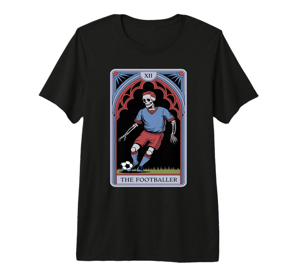 Footballer Tarot Card Soccer Player Tri T-Shirt - Graphic Print for Adults - T-Shirt, Sweatshirt, Hoodie