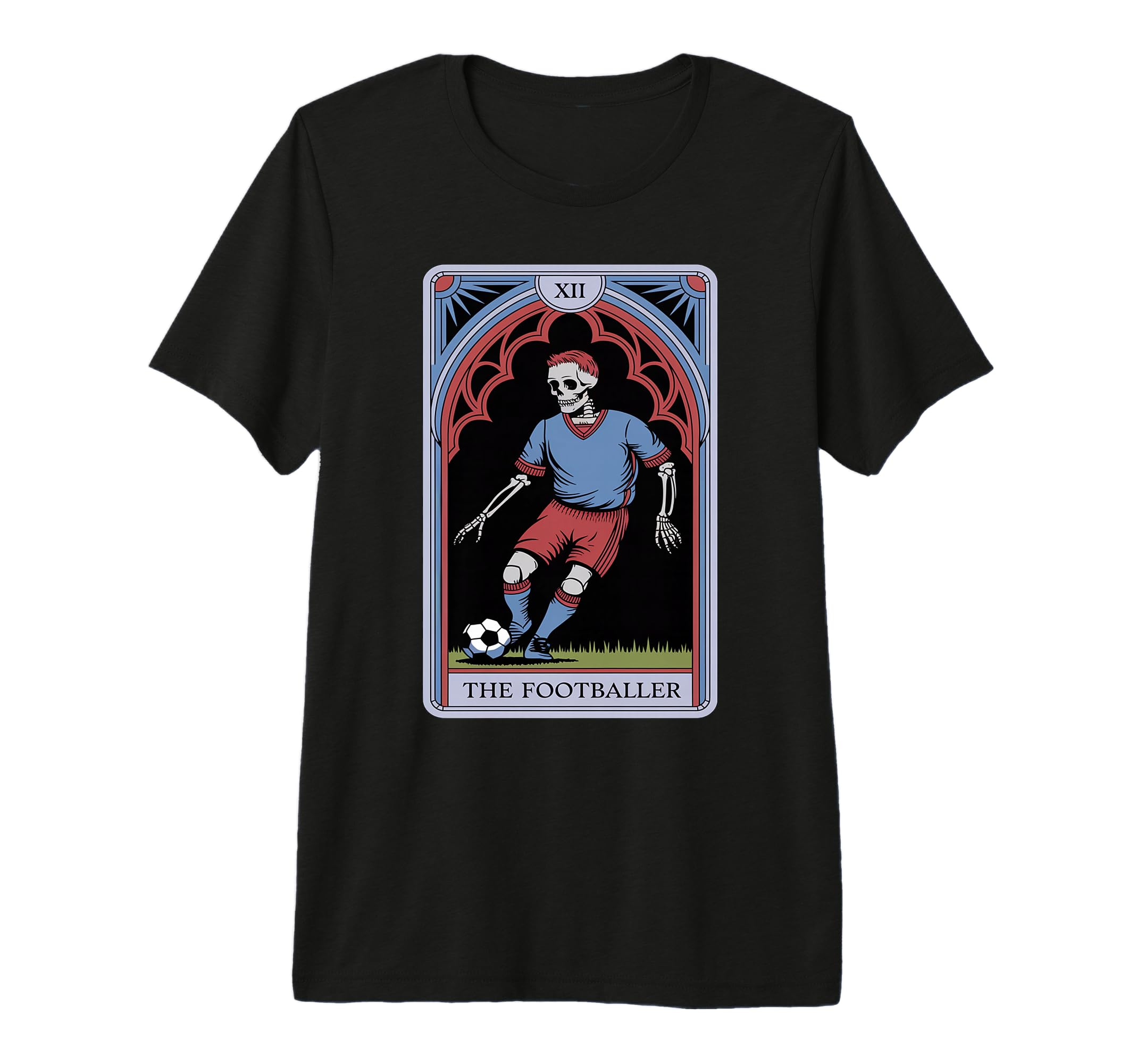 Footballer Tarot Card Soccer Player Tri T-Shirt - Graphic Print for Adults - T-Shirt, Sweatshirt, Hoodie