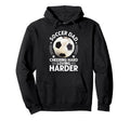 Cheering Hard Loving Harder Soccer Hoodie - Fun Novelty Design Men Women - T-Shirt, Sweatshirt, Hoodie