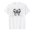 Birthday Soccer Coquette Bow T-Shirt - Minimalist Print Men Women - T-Shirt, Sweatshirt, Hoodie