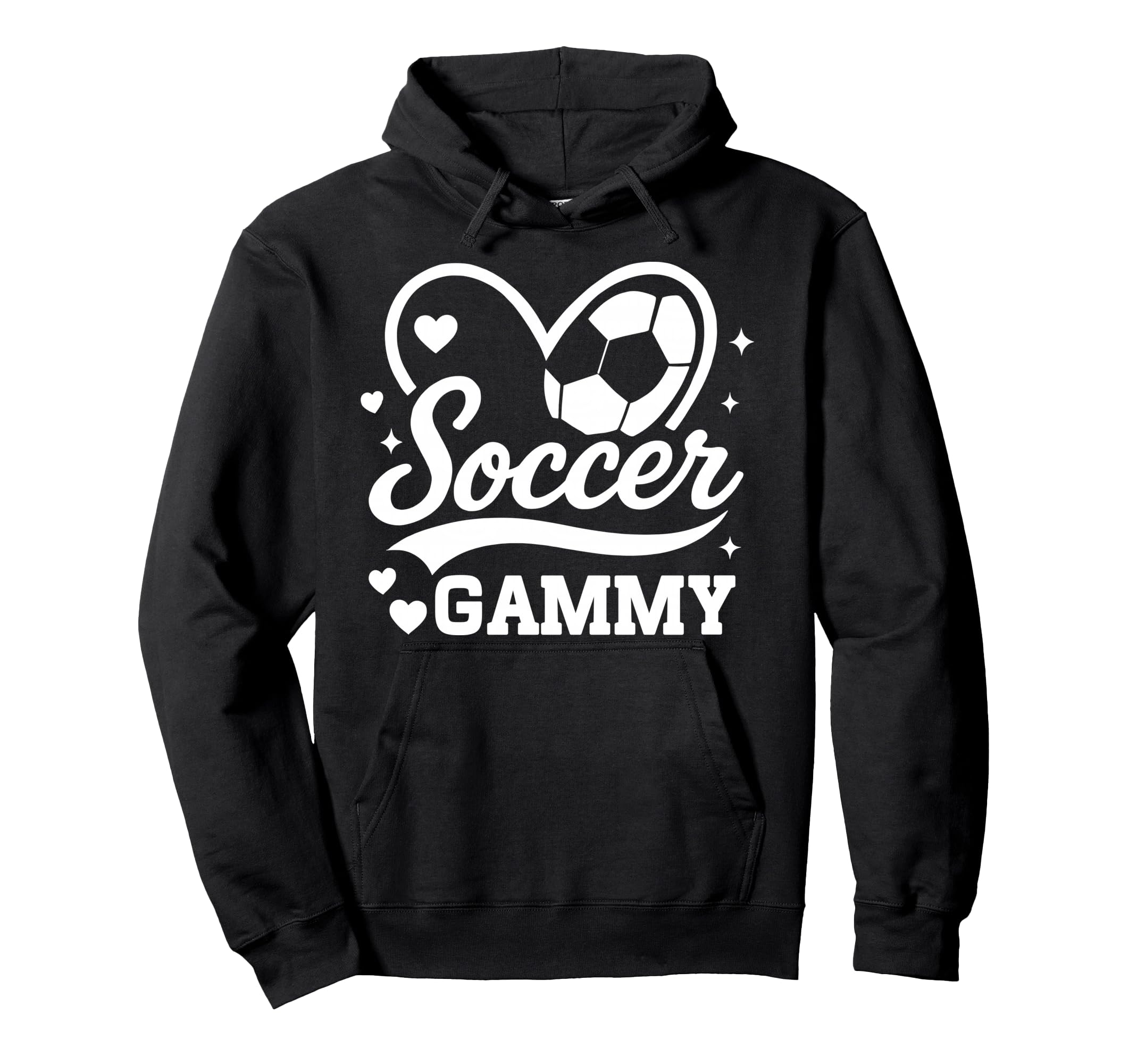 Soccer Gammy Heart Love Soccer Player Hoodie - Graphic Print Unisex - T-Shirt, Sweatshirt, Hoodie