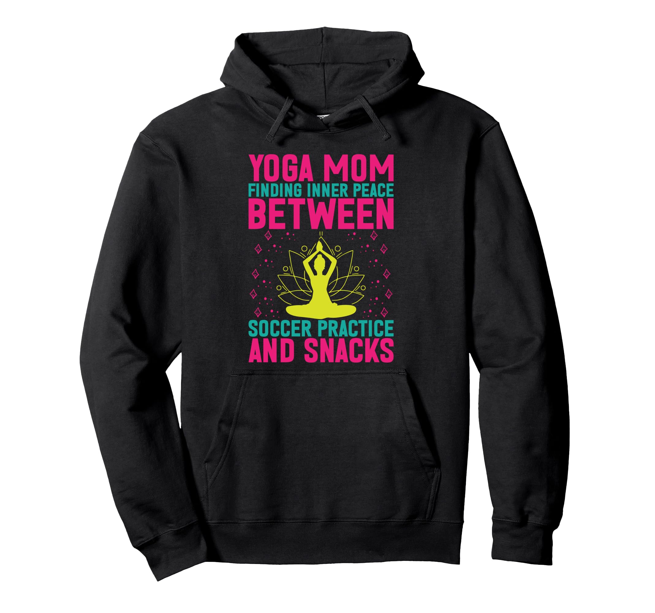 Finding Inner Peace Between Soccer Hoodie - Graphic Print for Adults - T-Shirt, Sweatshirt, Hoodie
