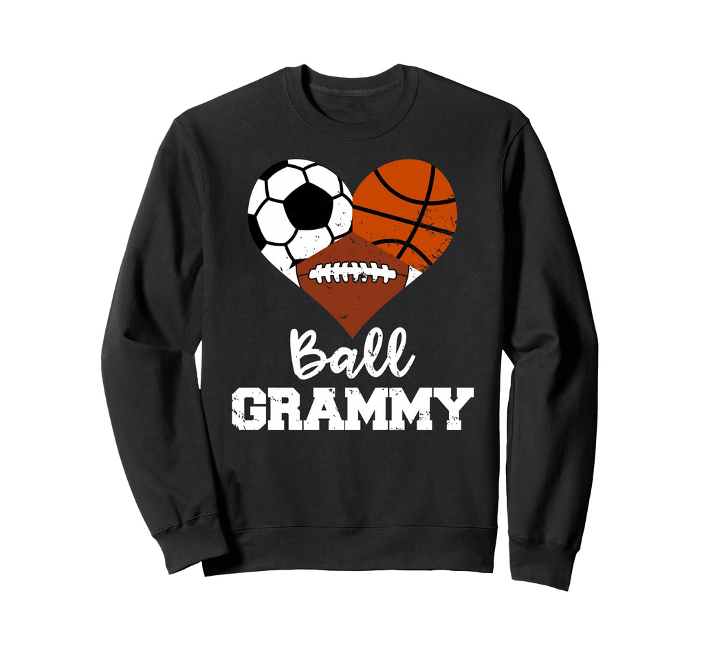 Ball Grammy Heart Funny Soccer Sweatshirt - Fun Novelty Design for Adults - T-Shirt, Sweatshirt, Hoodie