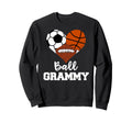 Ball Grammy Heart Funny Soccer Sweatshirt - Fun Novelty Design for Adults - T-Shirt, Sweatshirt, Hoodie