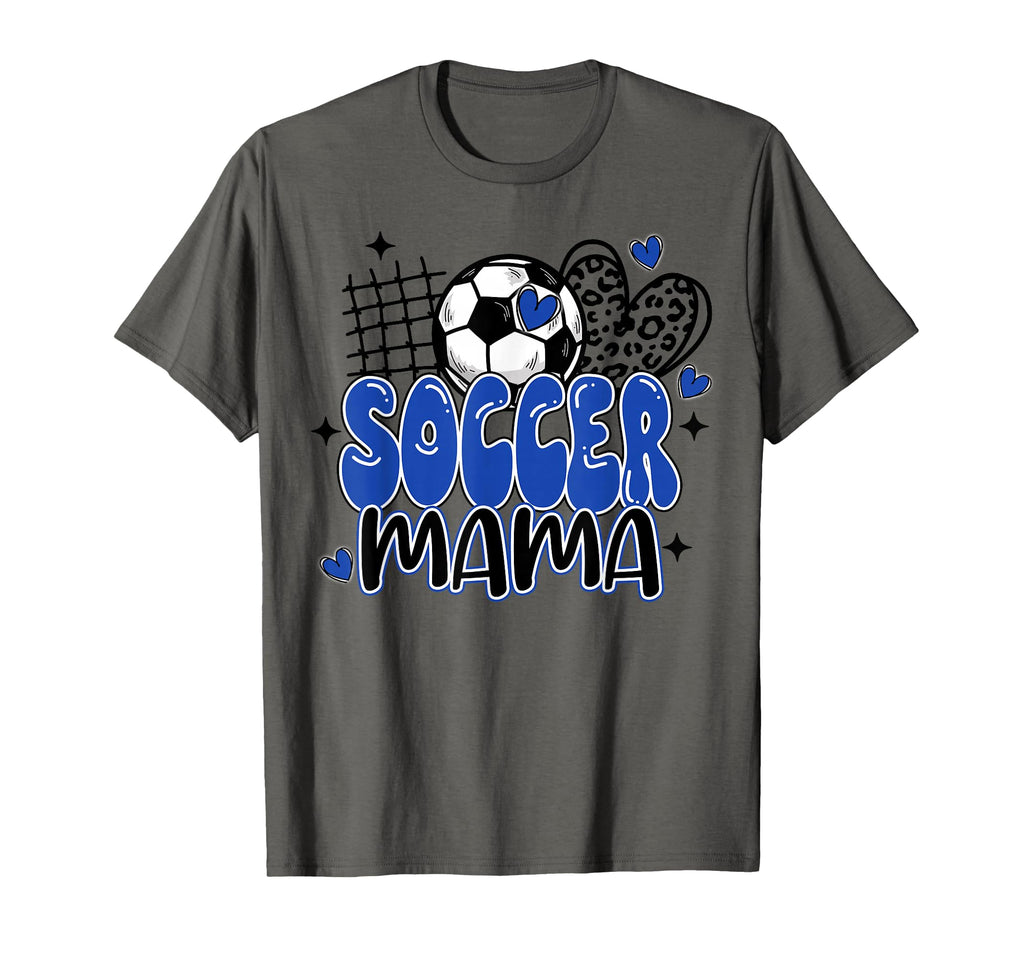 Soccer Mama Leopard Funny Soccer Mama T-Shirt - Streetwear Style Unisex - T-Shirt, Sweatshirt, Hoodie