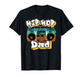 Hip Hop Dad Old School 80S 90S Boombox T-Shirt - Graphic Print Unisex - T-Shirt, Sweatshirt, Hoodie