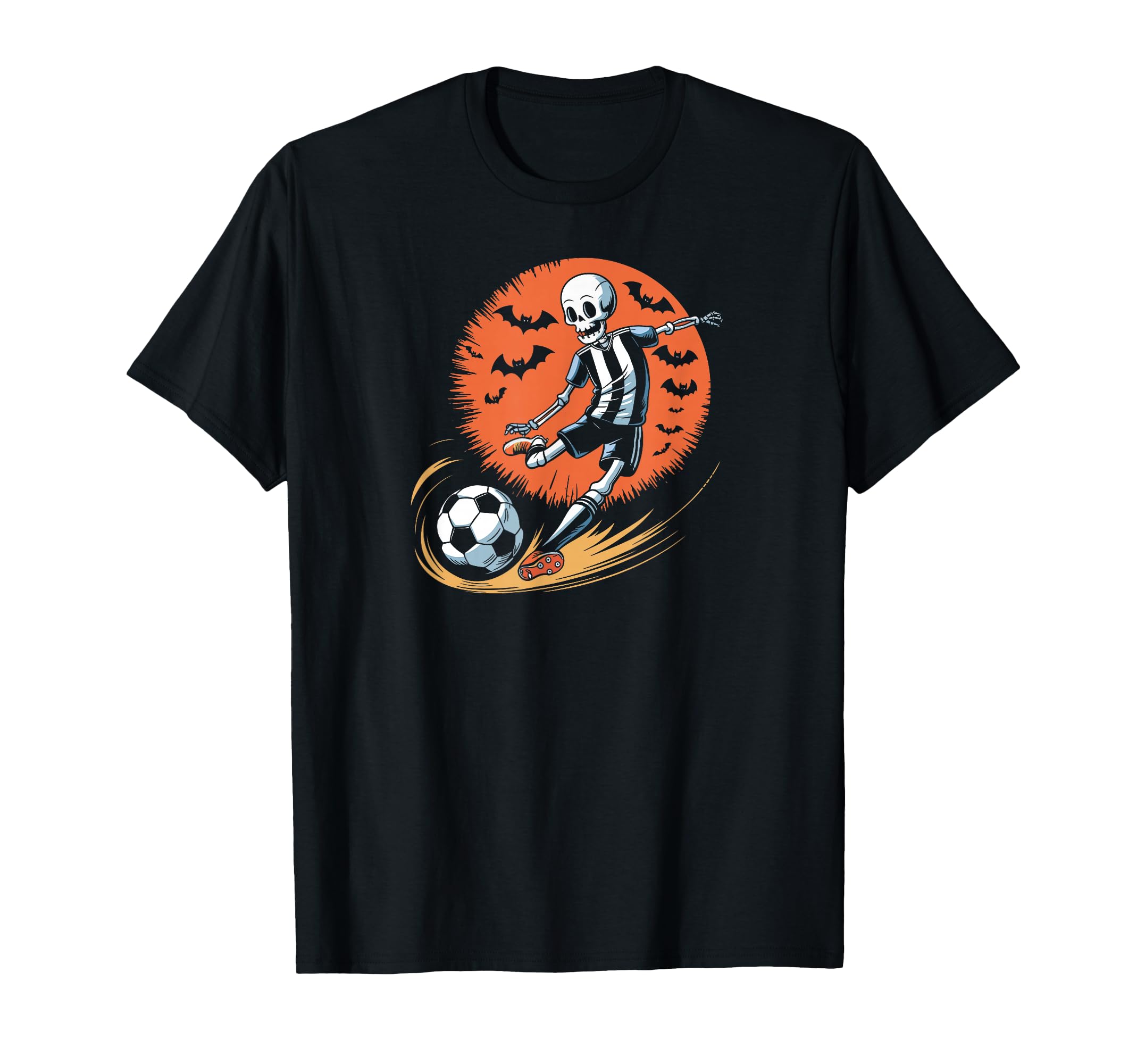 Soccer Football Halloween T-Shirt - Casual Everyday Wear Men Women - T-Shirt, Sweatshirt, Hoodie