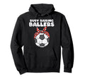 Busy Raising Ballers Soccer Polka Bandana Hoodie - Custom Art Print Unisex - T-Shirt, Sweatshirt, Hoodie