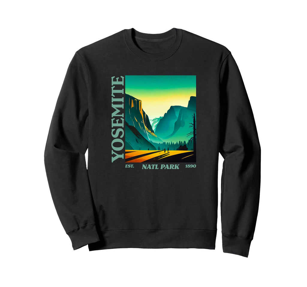 Yosemite Yosemite National Park Sweatshirt - Trendy Graphic for Adults - T-Shirt, Sweatshirt, Hoodie