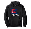 Nepalese Nepali Flag Made Nepal Gift Hoodie - Graphic Print Unisex - T-Shirt, Sweatshirt, Hoodie