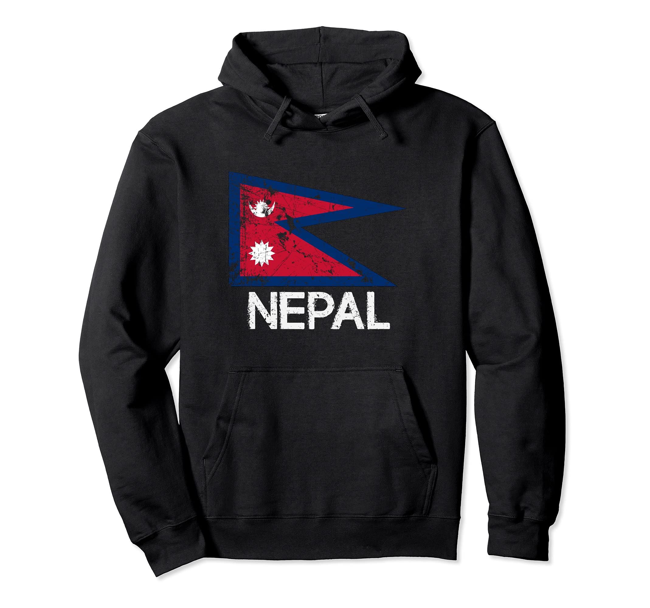 Nepalese Nepali Flag Made Nepal Gift Hoodie - Graphic Print Unisex - T-Shirt, Sweatshirt, Hoodie