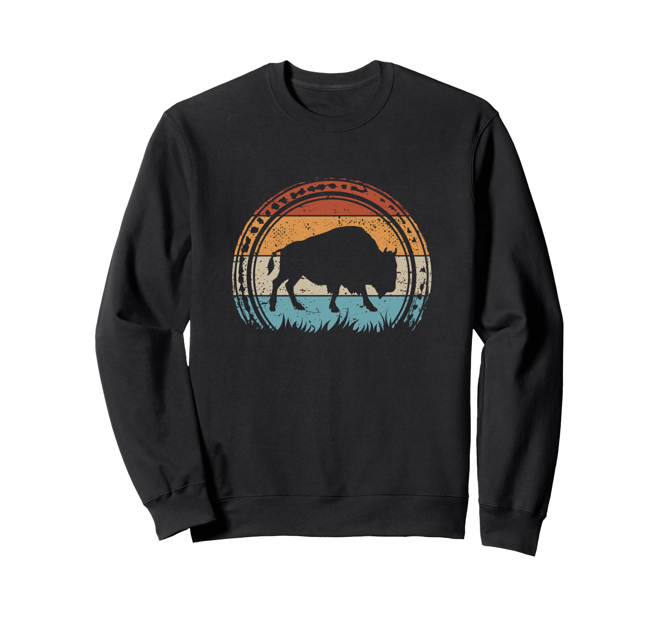 Bison National Park American Buffalo Sweatshirt - Graphic Print for Adults - T-Shirt, Sweatshirt, Hoodie