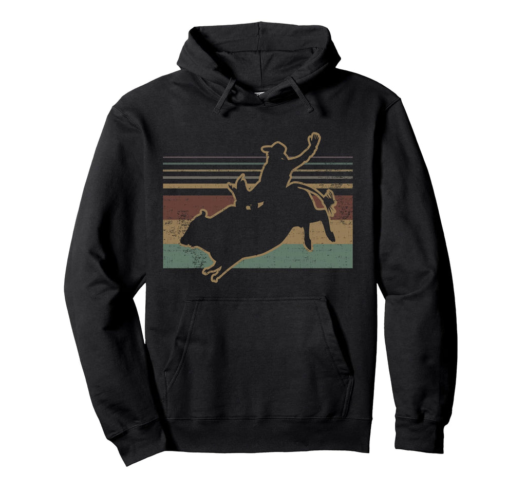 Cowboy Rodeo Bullriding Gift Hoodie - Unique Graphic Men Women - T-Shirt, Sweatshirt, Hoodie