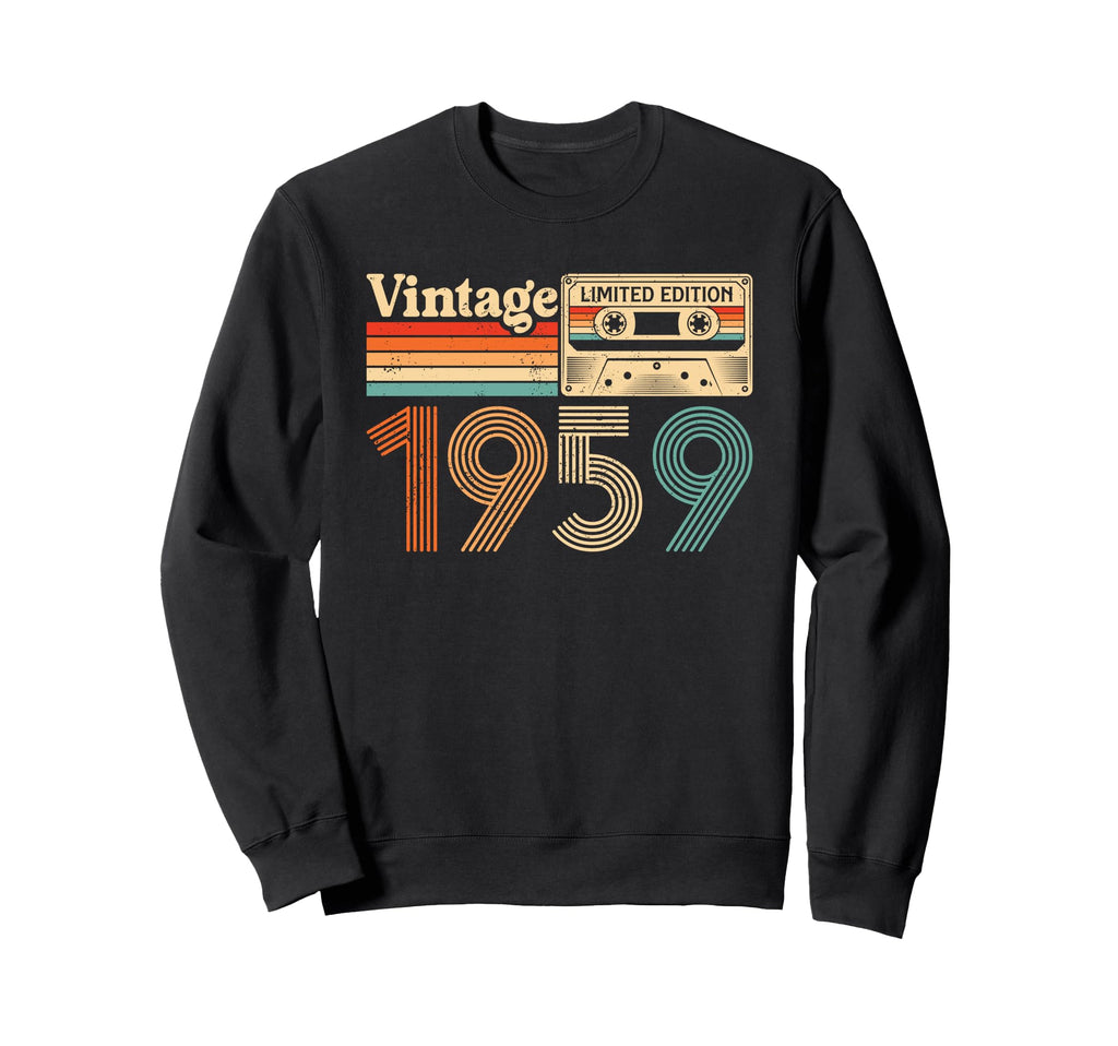 66 Year Old Born 1959 66Th Birthday Sweatshirt - Trendy Graphic for Adults - T-Shirt, Sweatshirt, Hoodie