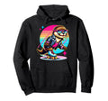 Otter Roller Skates And Sunglasses Hoodie - Trendy Graphic Unisex - T-Shirt, Sweatshirt, Hoodie