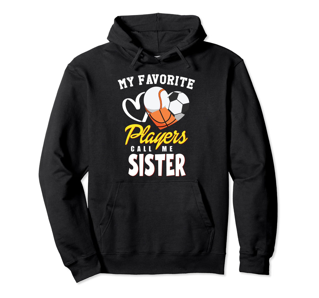 My Favorite Players Baseball Soccer Hoodie - Minimalist Print for Adults - T-Shirt, Sweatshirt, Hoodie
