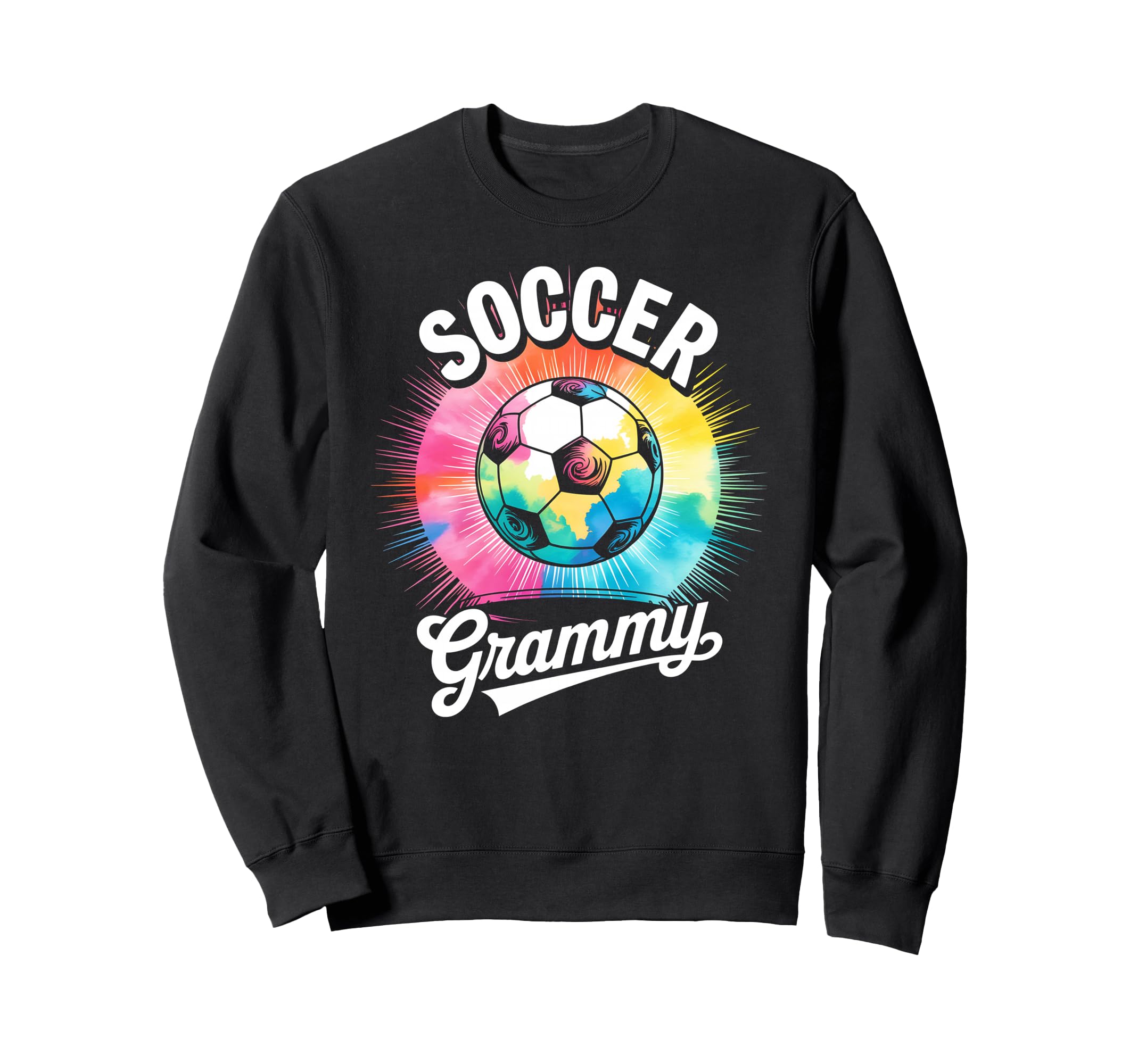 Soccer Grammy Grandma Tie Dye Sweatshirt - Fun Novelty Design for Adults - T-Shirt, Sweatshirt, Hoodie