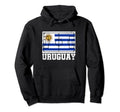 Uruguay Soccer Field Country Flag Hoodie - Fun Novelty Design Men Women - T-Shirt, Sweatshirt, Hoodie