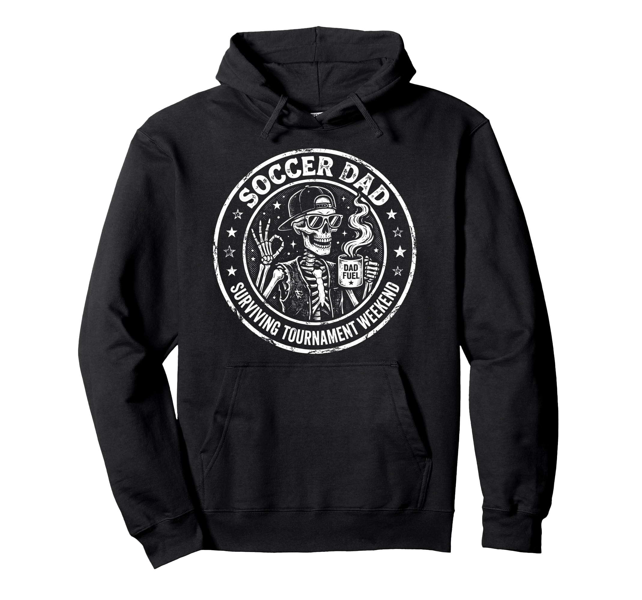 Soccer Dad Surviving Tournament Hoodie - Fun Novelty Design for Adults - T-Shirt, Sweatshirt, Hoodie