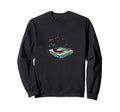 Vinyl Record Player Musical Notes Sweatshirt - Fun Novelty Design Unisex - T-Shirt, Sweatshirt, Hoodie