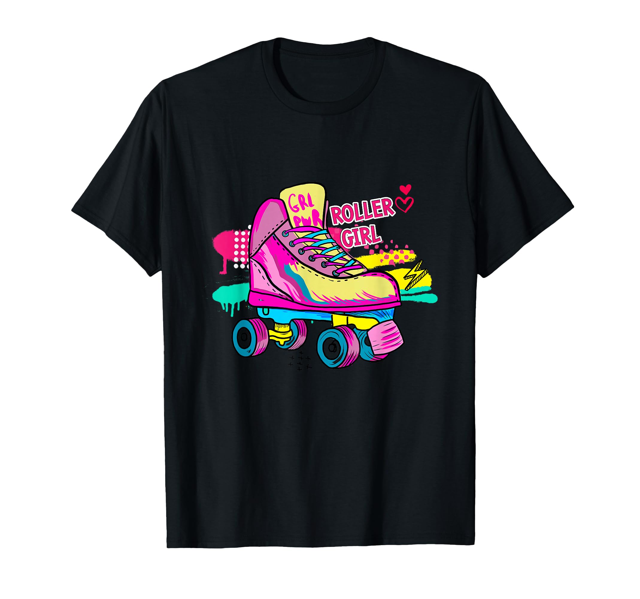 Roller Roller Skater Colorful T-Shirt - Fun Novelty Design Men Women - T-Shirt, Sweatshirt, Hoodie