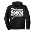 Funny Ice Hockey Goalkeeper Mom Hockey Hoodie - Graphic Print for Adults - T-Shirt, Sweatshirt, Hoodie