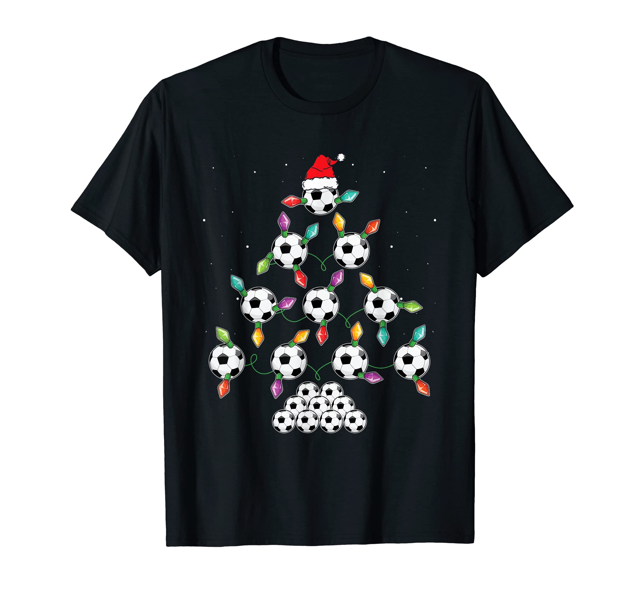 Soccer Tree Sport Enthusiast Lights T-Shirt - Streetwear Style Unisex - T-Shirt, Sweatshirt, Hoodie