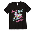 Rollerskate Funny Just Who Loves Roller T-Shirt - Graphic Print Men Women - T-Shirt, Sweatshirt, Hoodie