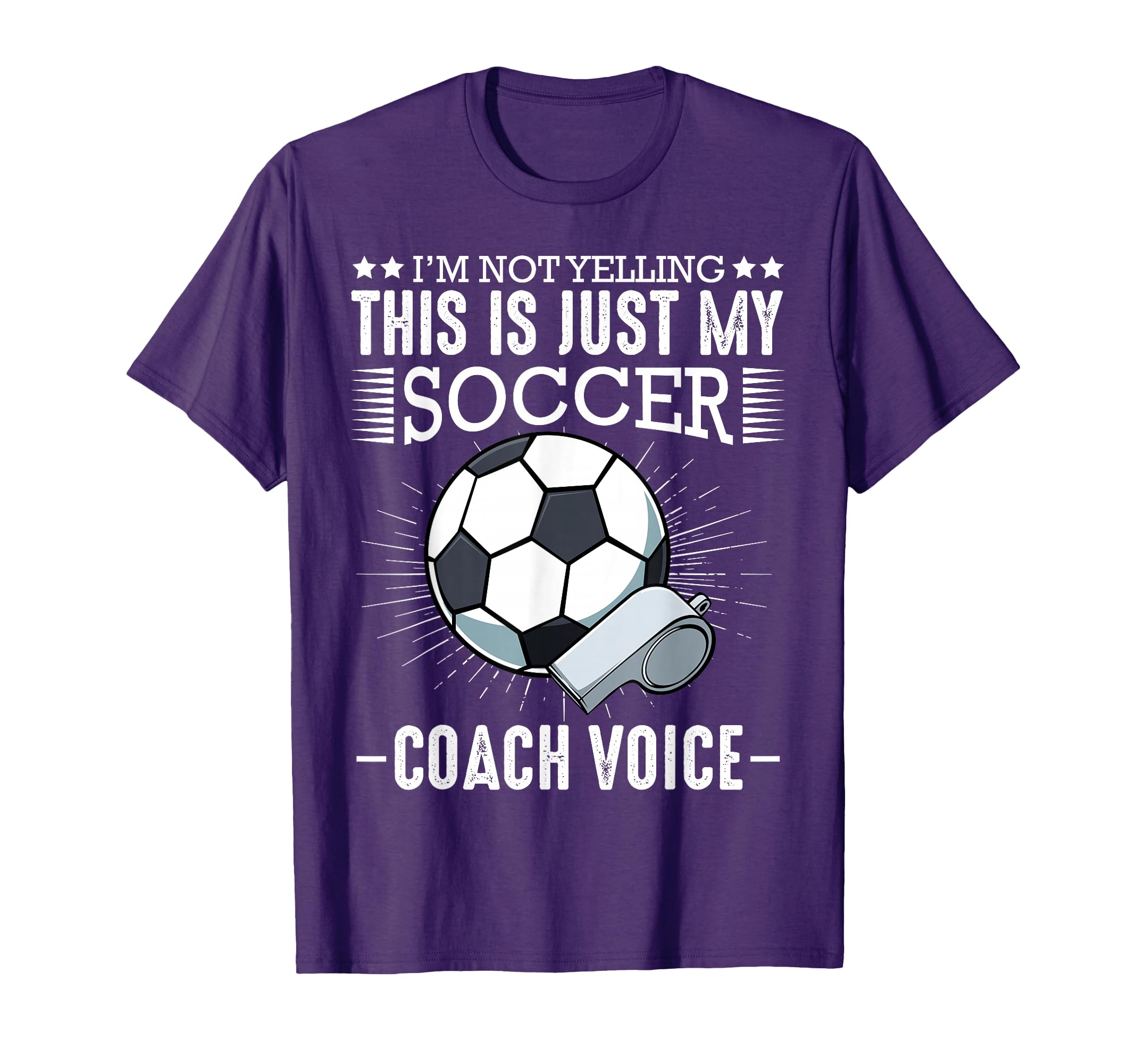 Im Not Yelling This Is Just My Soccer T-Shirt - Minimalist Print Men Women - T-Shirt, Sweatshirt, Hoodie
