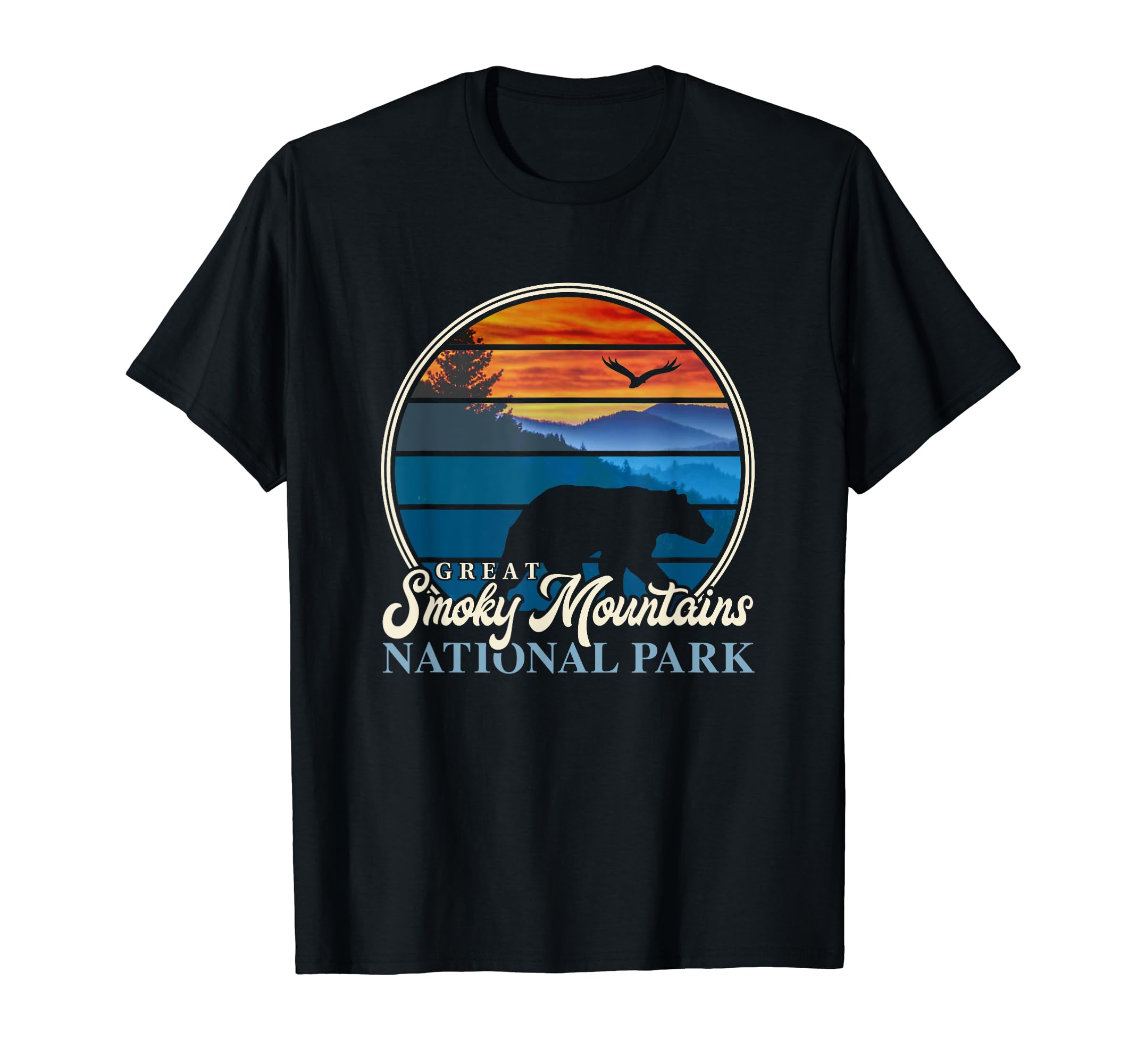 Great Smoky Mountains National Park Sunset T-Shirt - Unique Graphic Unisex - T-Shirt, Sweatshirt, Hoodie