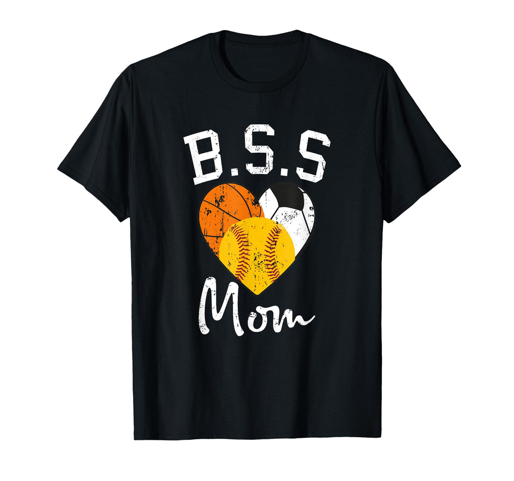 Basketball Soccer Softball Mom T-Shirt - Graphic Print Men Women - T-Shirt, Sweatshirt, Hoodie