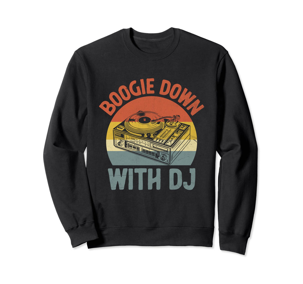 Funny Old School Dj Equipment Table Sweatshirt - Aesthetic Graphic Unisex - T-Shirt, Sweatshirt, Hoodie