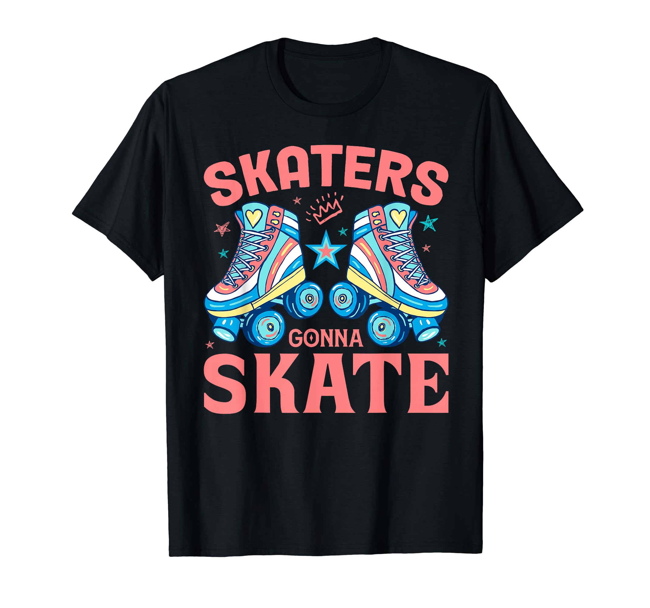 Roller Skater Skating 70S 80S T-Shirt - Casual Everyday Wear Men Women - T-Shirt, Sweatshirt, Hoodie