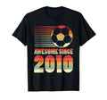 Awesome Since 2010 Soccer 16Th Birthday T-Shirt - Custom Art Print Unisex - T-Shirt, Sweatshirt, Hoodie
