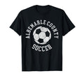 Albemarle County Soccer Distressed 90S T-Shirt - Unique Graphic for Adults - T-Shirt, Sweatshirt, Hoodie