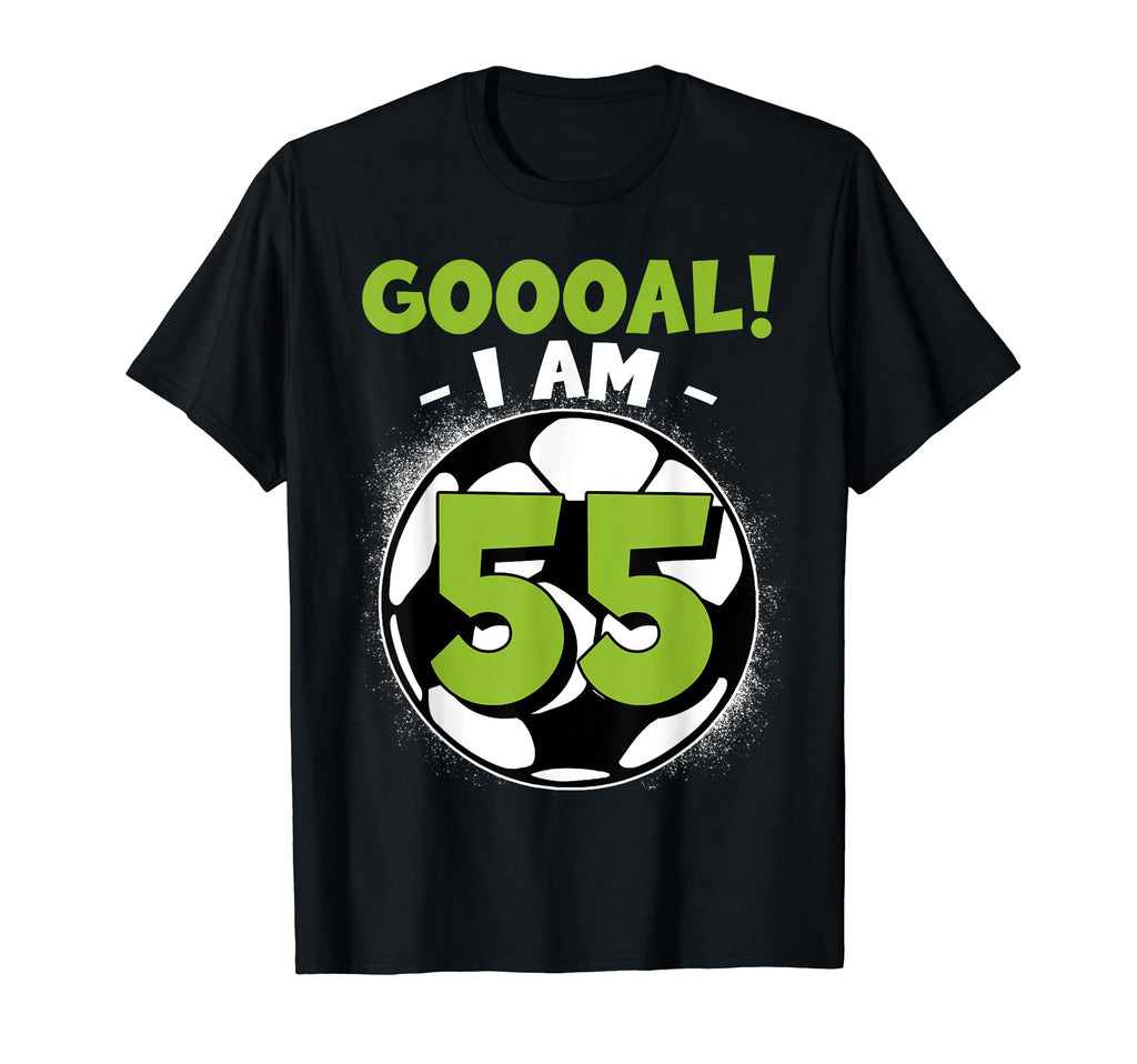 55 Year Old Birthday Soccer Themed T-Shirt - Unique Graphic Men Women - T-Shirt, Sweatshirt, Hoodie