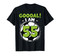 55 Year Old Birthday Soccer Themed T-Shirt - Unique Graphic Men Women - T-Shirt, Sweatshirt, Hoodie