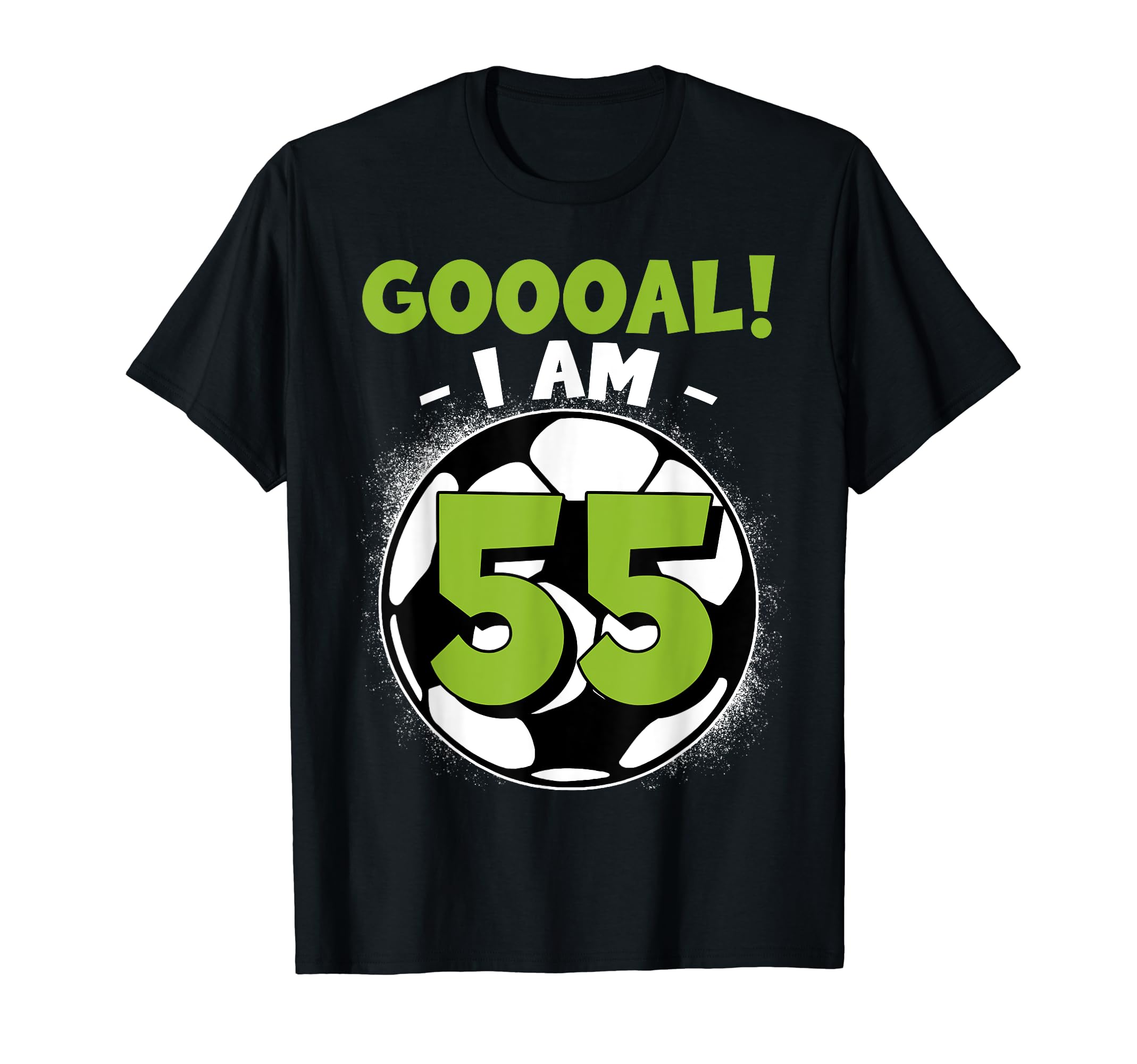 55 Year Old Birthday Soccer Themed T-Shirt - Unique Graphic Men Women - T-Shirt, Sweatshirt, Hoodie