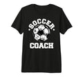 Soccer Coach Soccer Ball Distressed T-Shirt - Graphic Print for Adults - T-Shirt, Sweatshirt, Hoodie