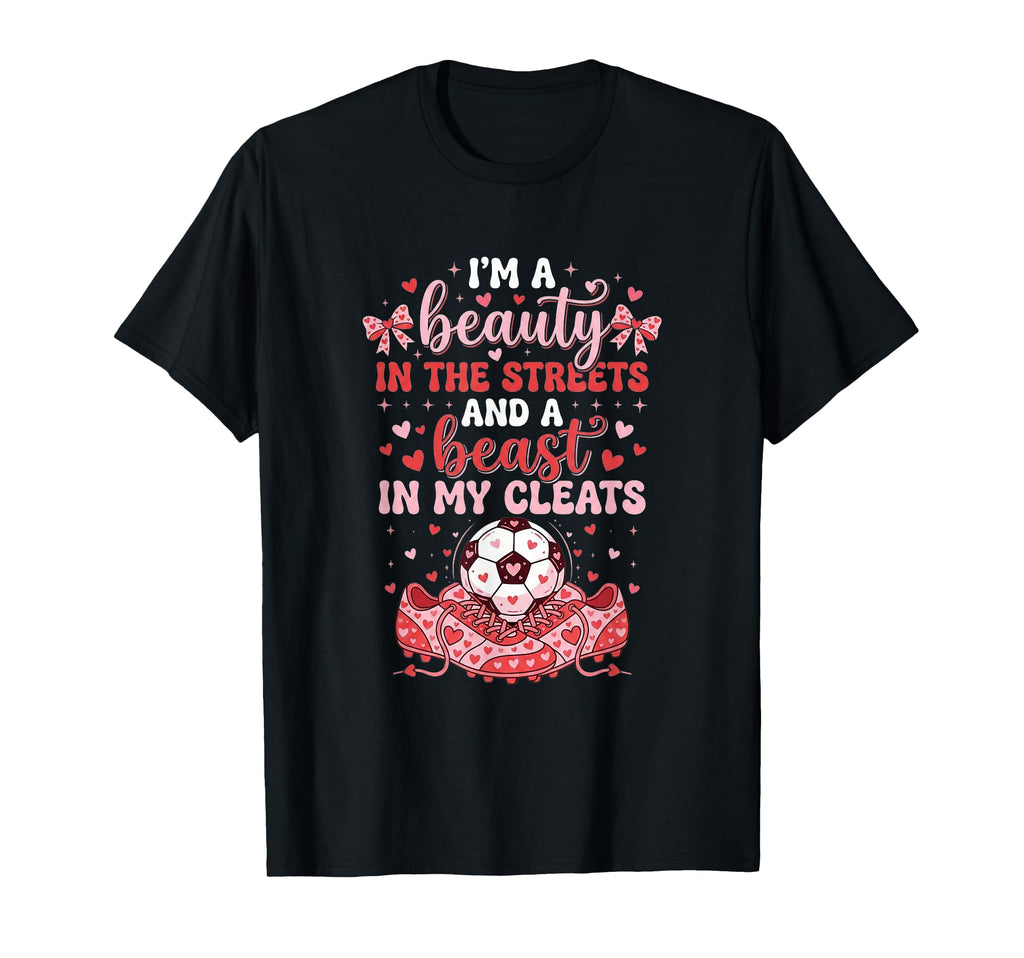 Beauty Streets Beast My Cleats Usa Flag T-Shirt - Streetwear Style Unisex - T-Shirt, Sweatshirt, Hoodie