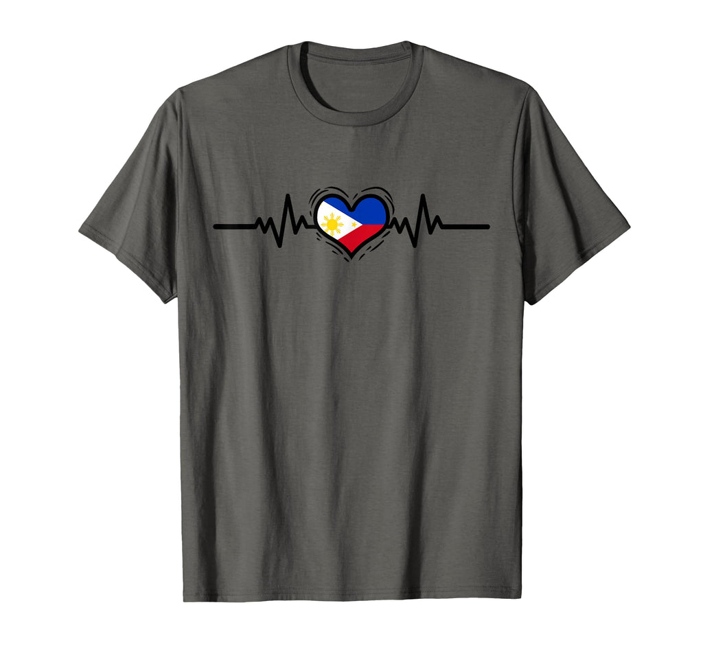 Heartbeat Filipino Roots T-Shirt - Casual Everyday Wear Unisex - T-Shirt, Sweatshirt, Hoodie