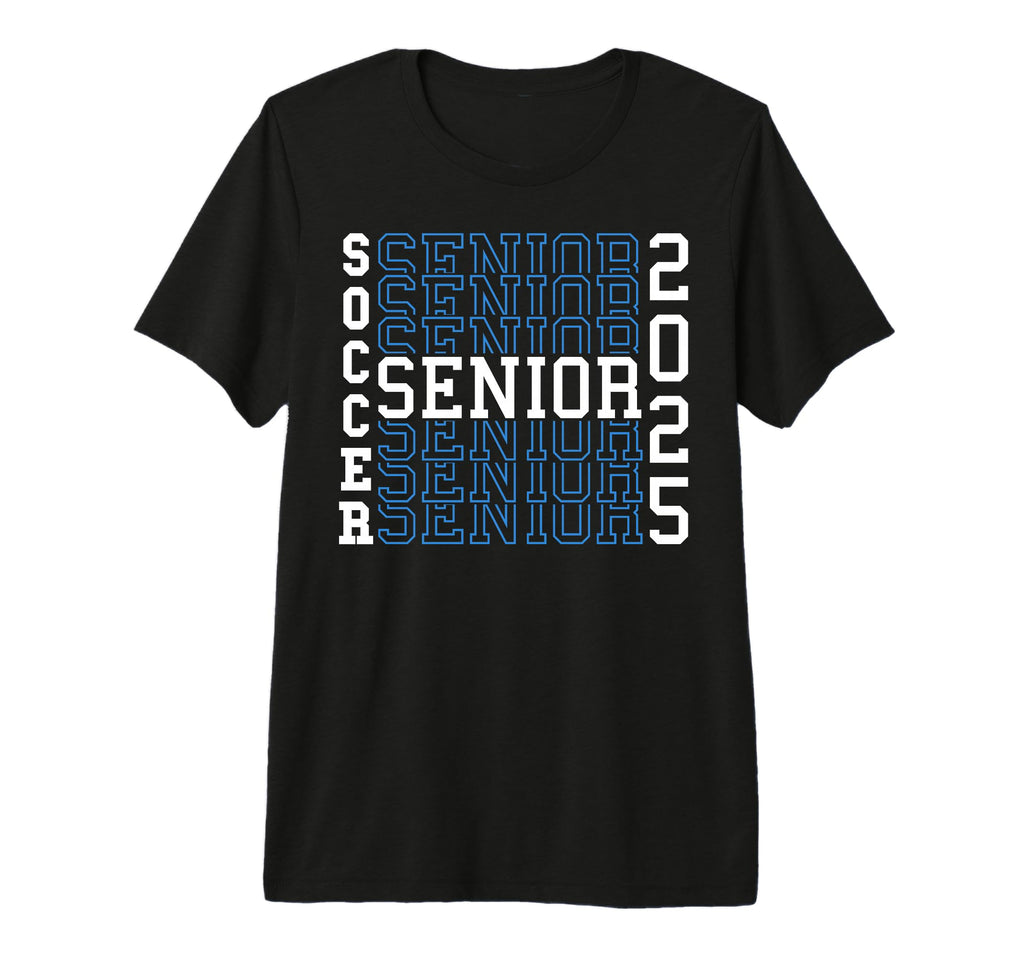 Soccer Senior Night Soccer Senior 2025 T-Shirt - Custom Art Print Unisex - T-Shirt, Sweatshirt, Hoodie