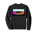 80S Music Cassette Tape Sweatshirt - Trendy Graphic Unisex - T-Shirt, Sweatshirt, Hoodie