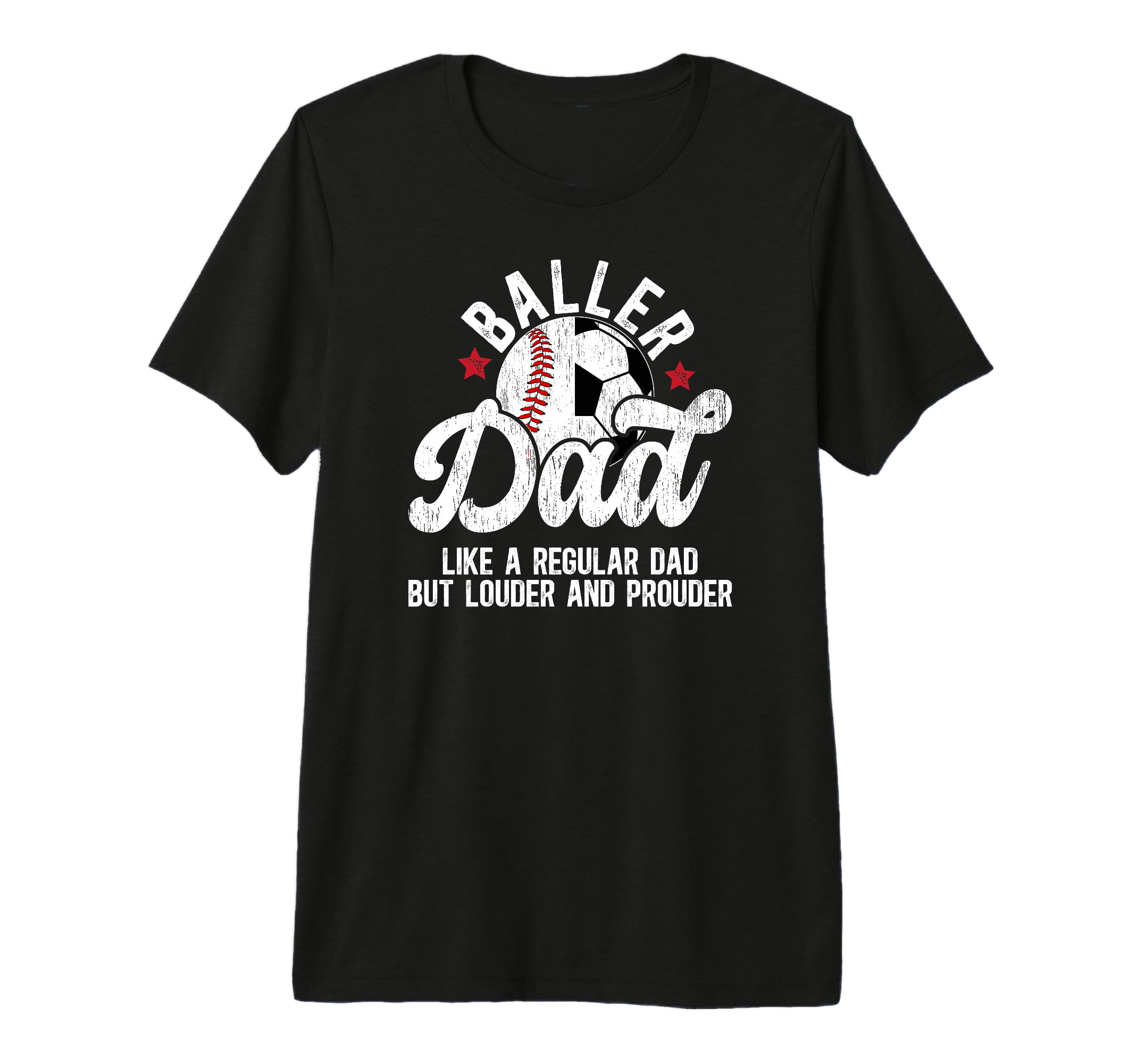 Mens Baller Dad Definition Soccer T-Shirt - Unique Graphic for Adults - T-Shirt, Sweatshirt, Hoodie